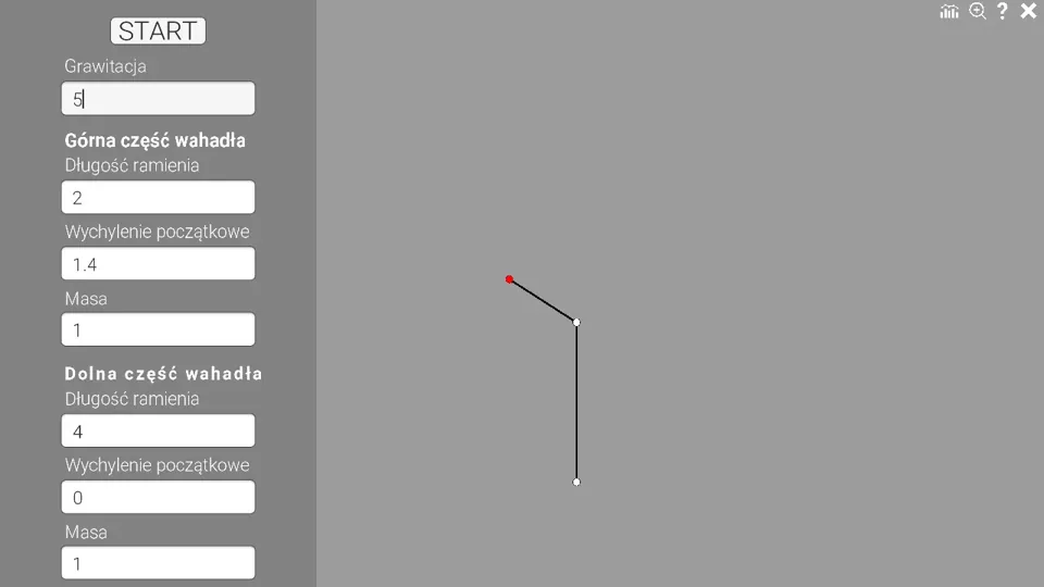 Double Pendulum - Screenshot 1