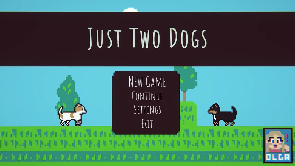 Just Two Dogs key art